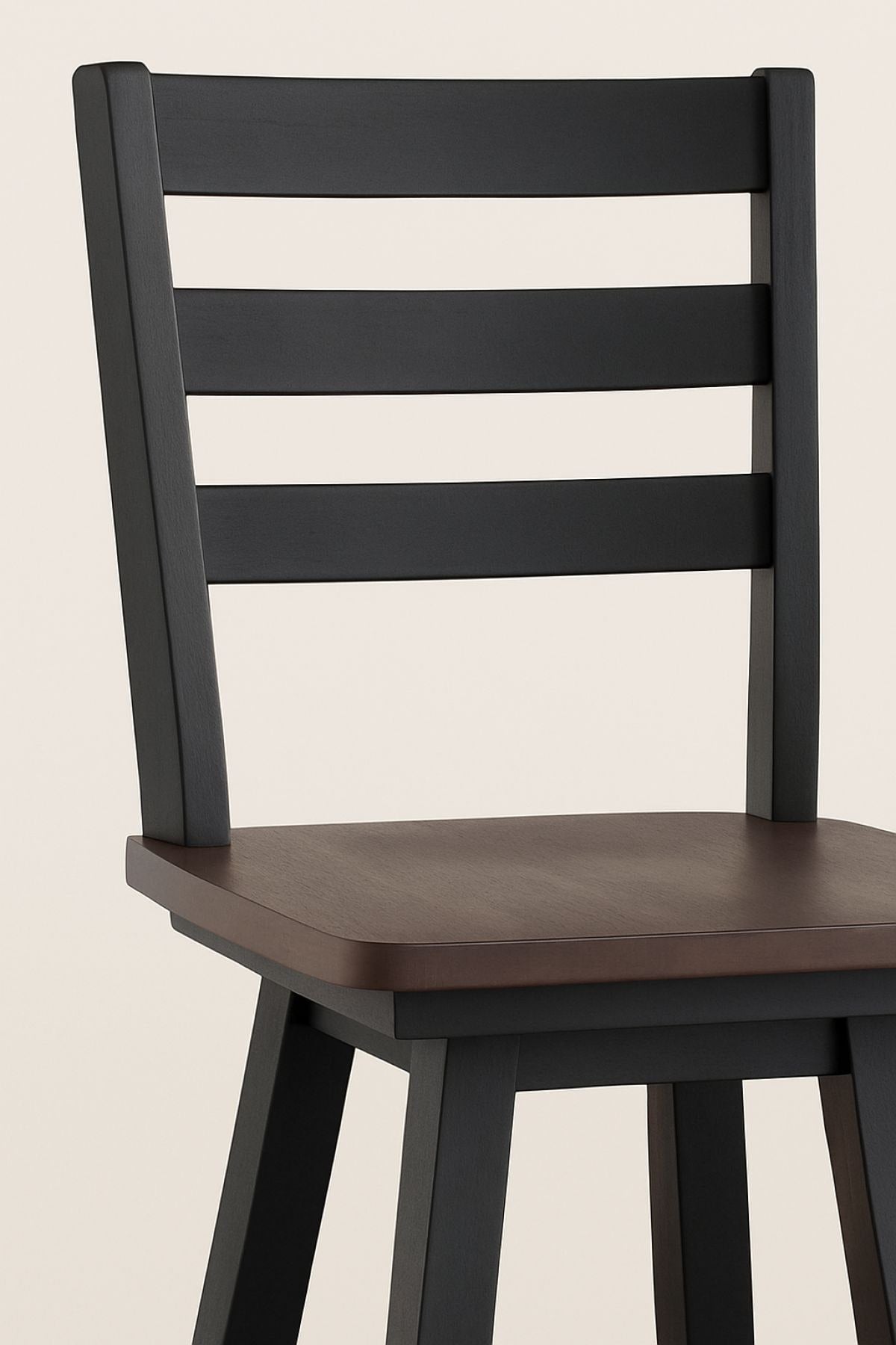 Aaron Oak/Dark Grey Swivel Counter/Bar Stool with Back Rest, 2-pc Q2I7 - product image 2