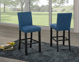 Alex Blue Counter/Bar Stool with Back Rest, 2-pc D7J9 - product image 2
