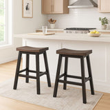 Arnold Oak/Dark Grey Counter/Bar Stool with Back Rest, 2-pc O5O1 - product image 6