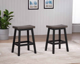 Arnold Oak/Dark Grey Counter/Bar Stool with Back Rest, 2-pc O5O1 - product image 7