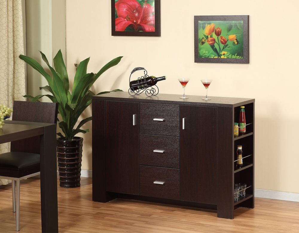 Ashton Freestanding Dining Buffet/Server with Storage, Dark Cherry M2U2 - product image 3
