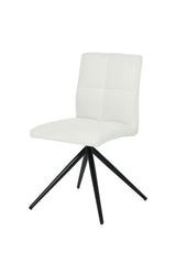 Ethan White Fabric Upholstered Armless Dining Chair, 2-pc G6U7 - product image 1