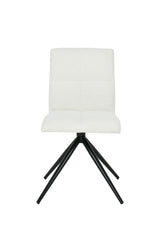 Ethan White Fabric Upholstered Armless Dining Chair, 2-pc G6U7 - product image 2