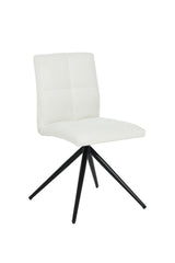 Ethan White Fabric Upholstered Armless Dining Chair, 2-pc G6U7 - product image 3