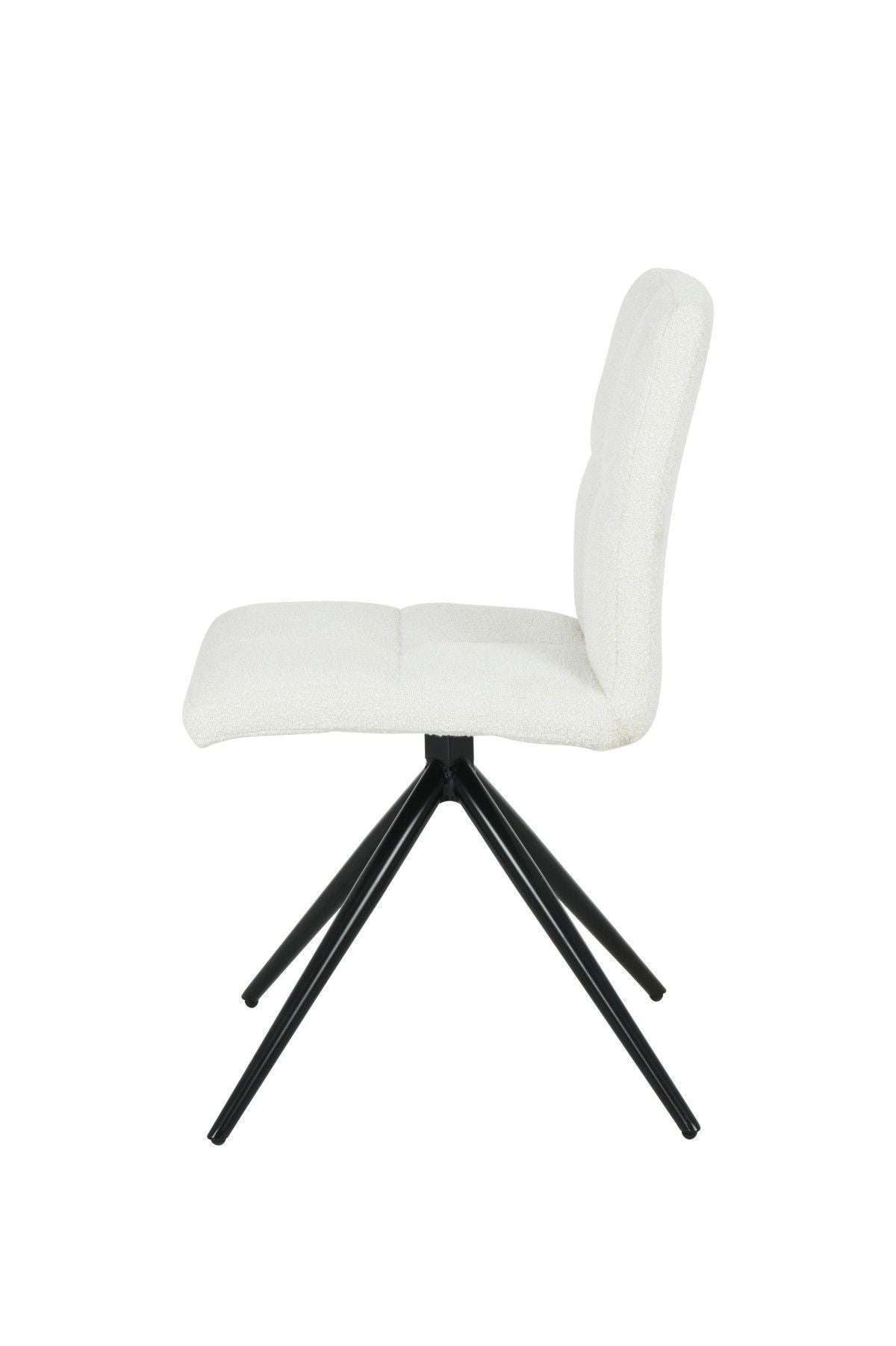 Ethan White Fabric Upholstered Armless Dining Chair, 2-pc G6U7 - product image 5