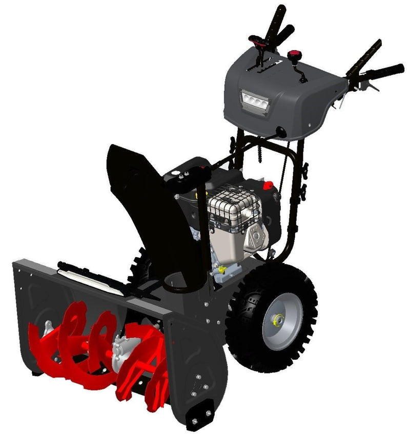 & Stratton 1696828 306cc 2-Stage Gas Snowblower with Electric Start, 30-in C1U9