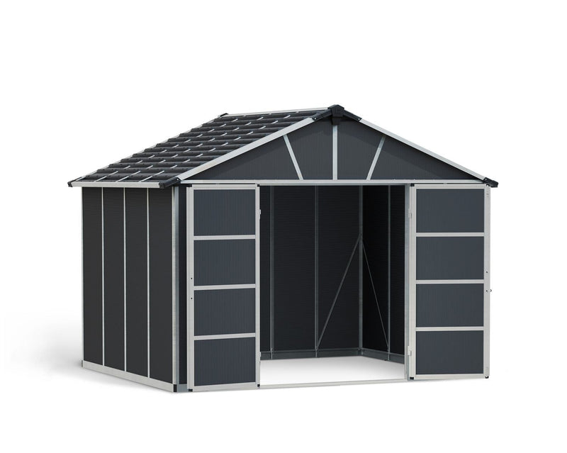 Multi-Function Polycarbonate Yukon Shed, 11x9-ft F5P1
