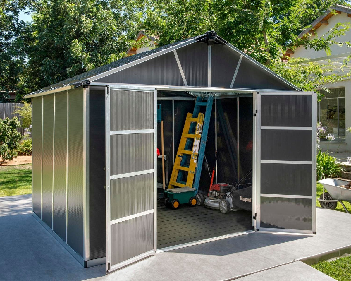 Multi-Function Polycarbonate Yukon Shed, 11x9-ft F5P1 - product image 6