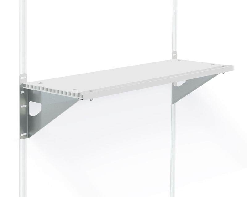 Polycarbonate Shelf Kit with Steel Brackets, 30-kg Z9C3