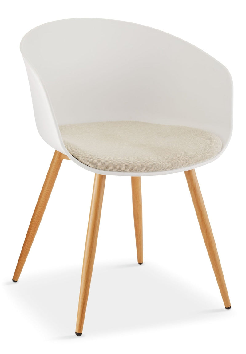 Andie Elegant & Modern Dining Chair, White U1K9