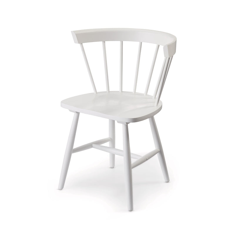 Windsor Dining Chair, White B0S3