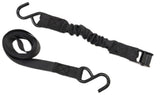 Bungee Cam-Buckle Tie-Down, 600-lb Break Strength, Black, 8-ft, 2-pk X3M4 - product image 2