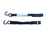 Bungee Cam-Buckle Tie-Down, 600-lb Break Strength, Black, 8-ft, 2-pk X3M4 - product image 5