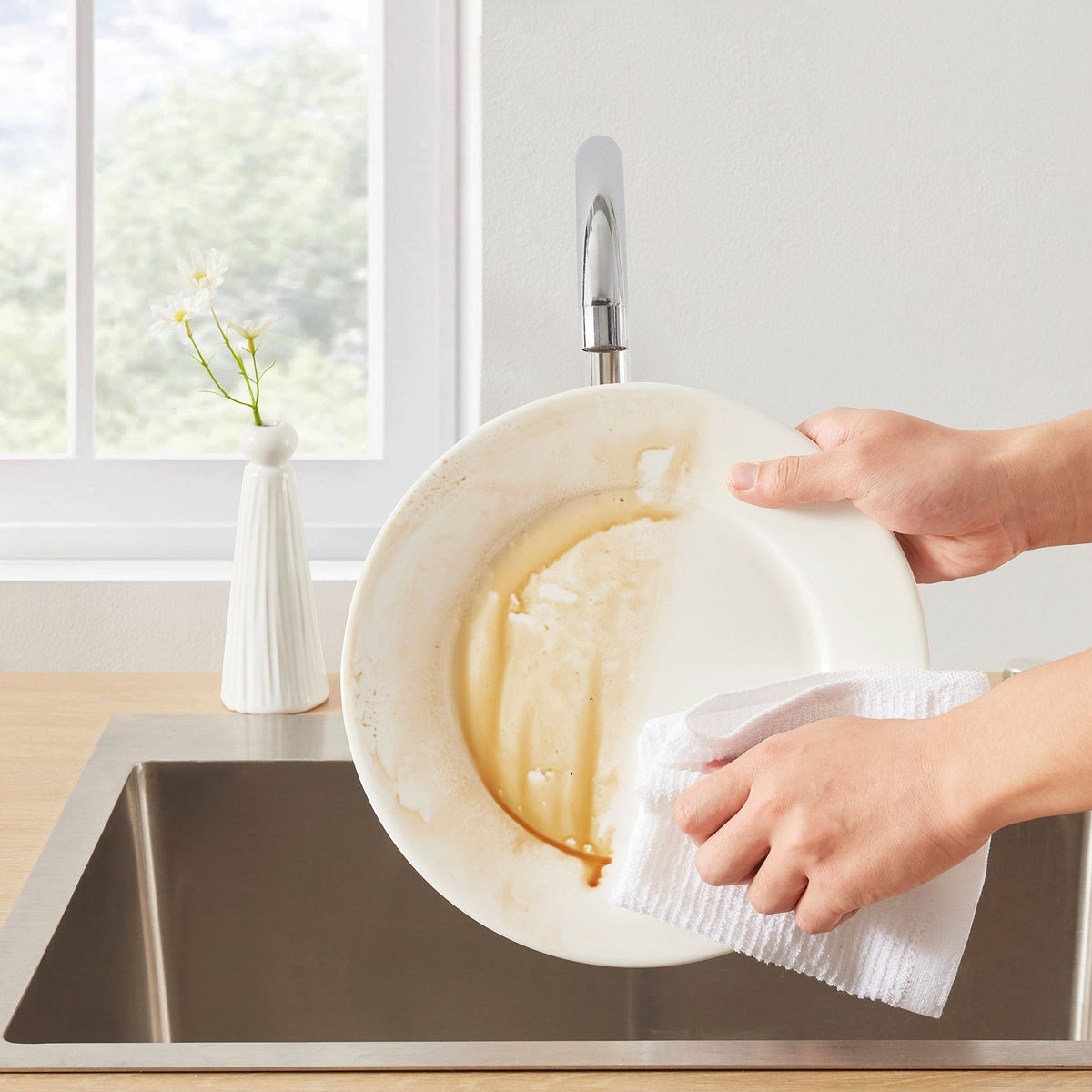 Ribbed Terry Bar Mop Dishcloth Kitchen Set, 12-in x 12-in, 6-pk T8I8 - product image 6