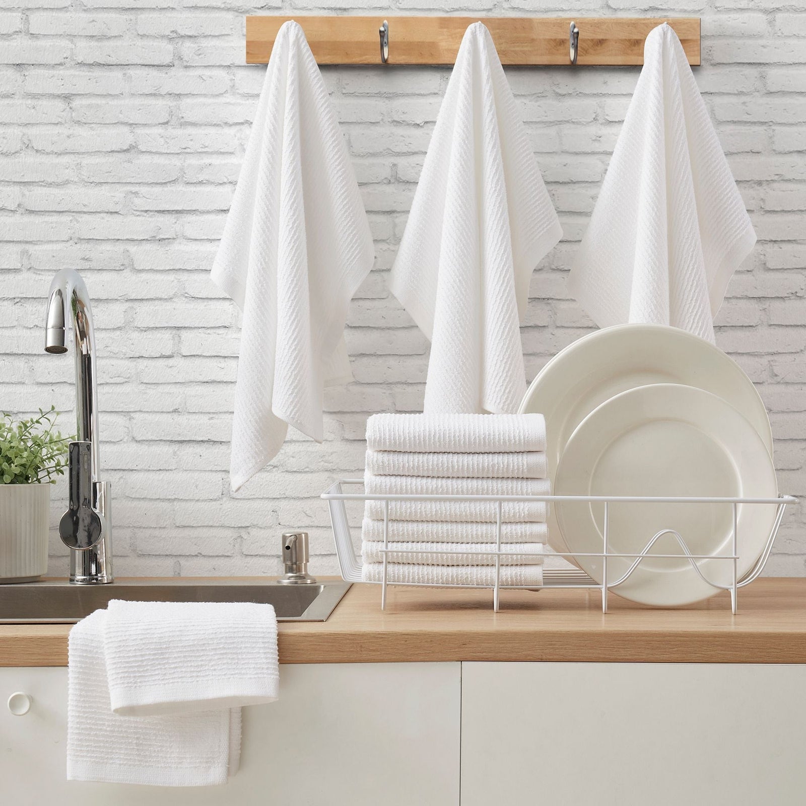 Ribbed Terry Bar Mop Kitchen Set, 16-in x19-in, 3-pk Z1H2 - product image 8