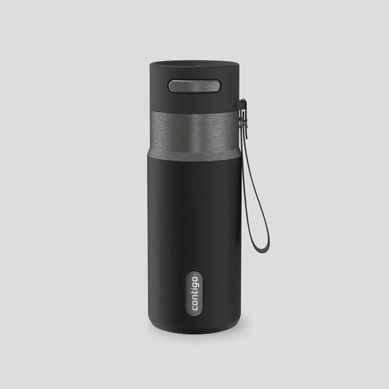 AutoSeal Insulated Stainless Steel Travel Bottle with Lid, Various Colours, 16-oz J9C7