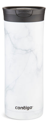 Huron 2.0 Couture Insulated Stainless Steel Travel Mug, Leak-proof Lid, White Marble, 20-oz W0N7 - product image 1