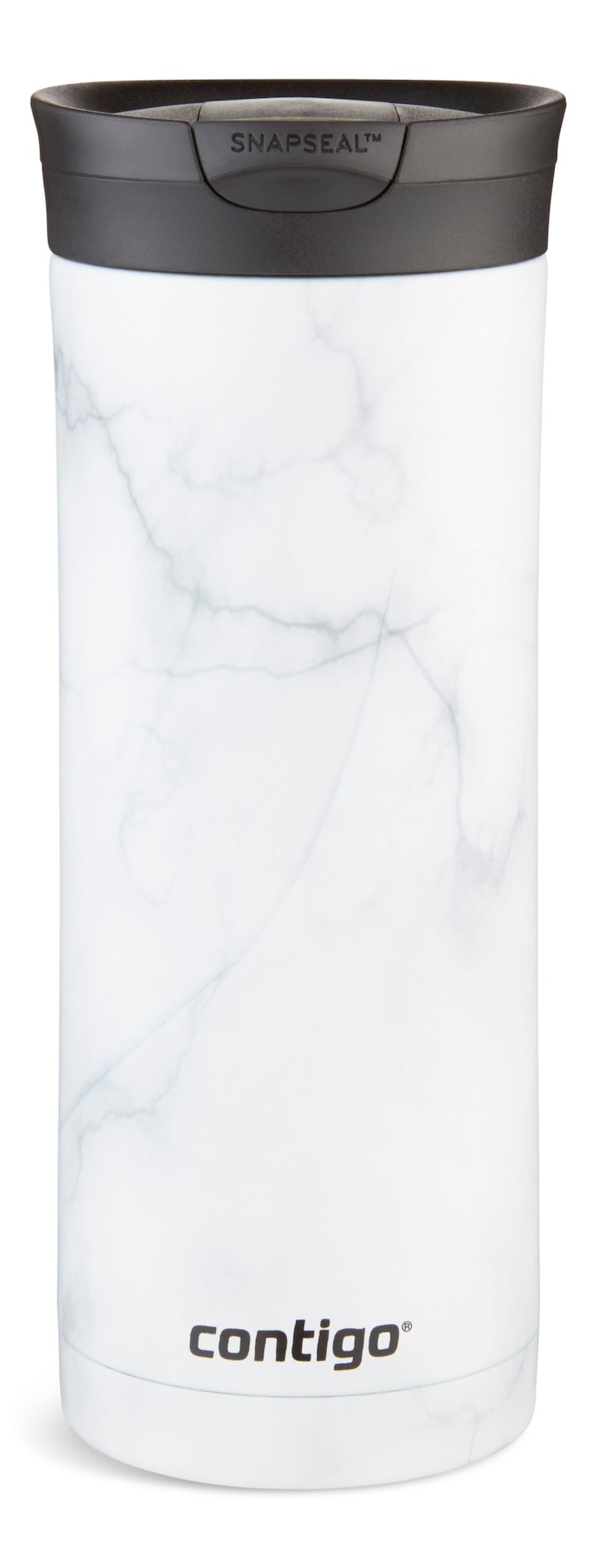 Huron 2.0 Couture Insulated Stainless Steel Travel Mug, Leak-proof Lid, White Marble, 20-oz W0N7
