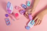 Maker, GO GLAM Studio Nail Kit, Style 200 Nails, 4 Designs, 2 Polish Applicators & Mask, Ages 7+ Z7D9 - product image 5
