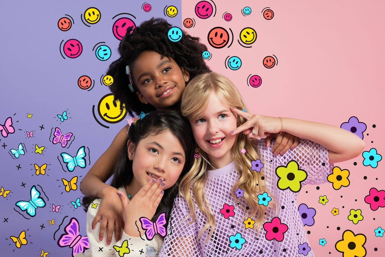 Maker, GO GLAM Studio Nail Kit, Style 200 Nails, 4 Designs, 2 Polish Applicators & Mask, Ages 7+ Z7D9 - product image 7