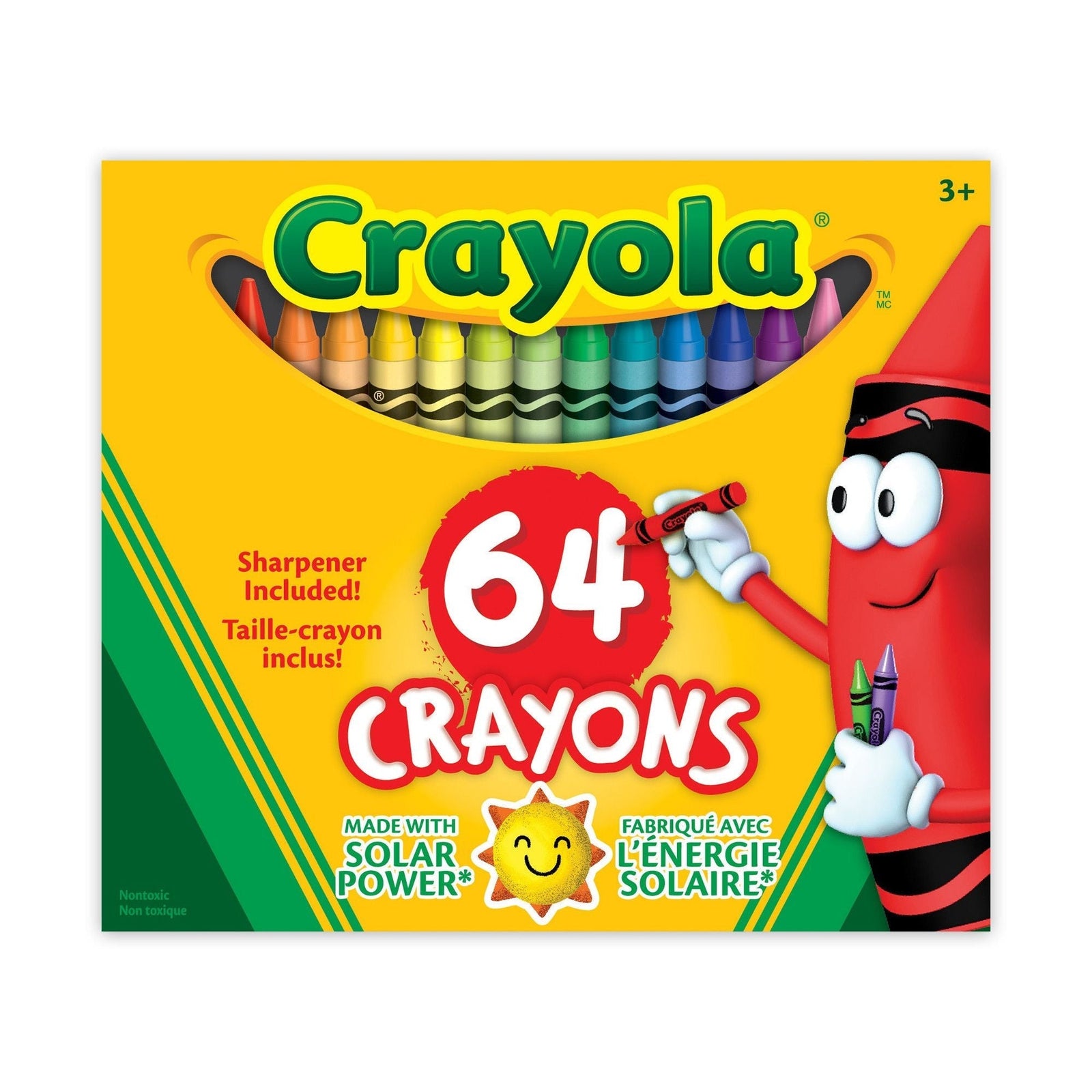 Crayons, 64 Pieces, Multicolour Q9V5 - product image 1