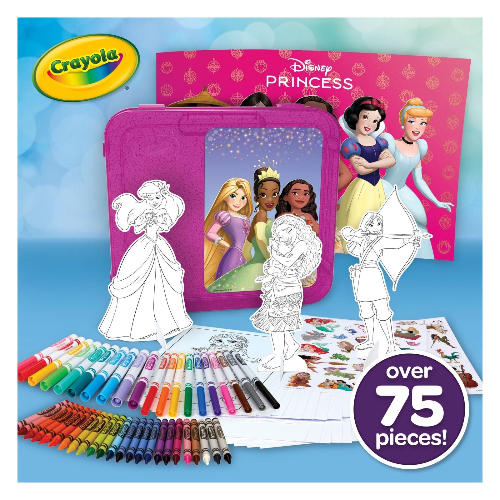 Case, Arts & Crafts Kit for Kids, 79-pc, Ages 5+ J6L7 - product image 1