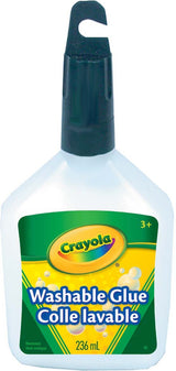 Washable Glue, White, 236-ml, for Arts & Crafts R8R9 - product image 1
