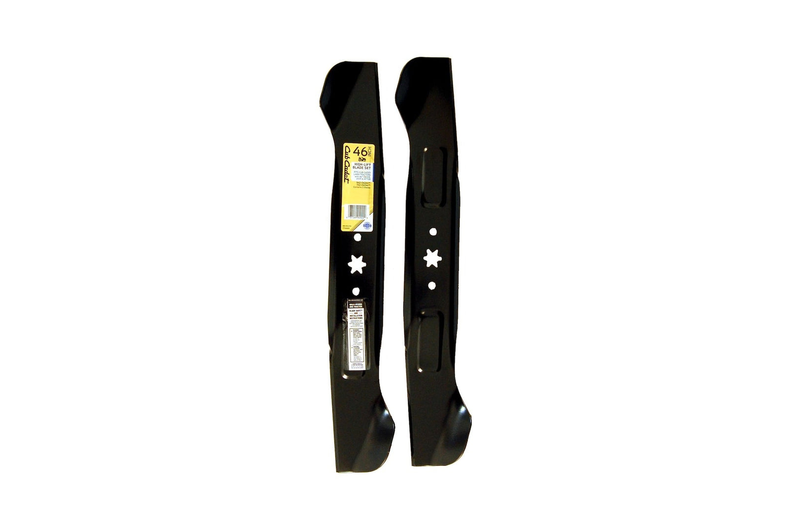 NX-15 Riding Mower 2-in-1 High-Lift Blade Set, Fits 2015 & After Models, Black, 46-in, 2-pk J1Q6 - product image 2