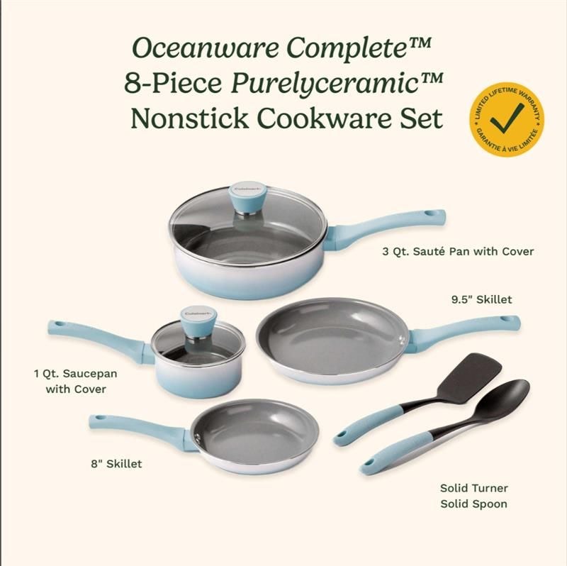 Oceanware 8-Piece Ceramic Set, Ombre E9E4 - product image 8