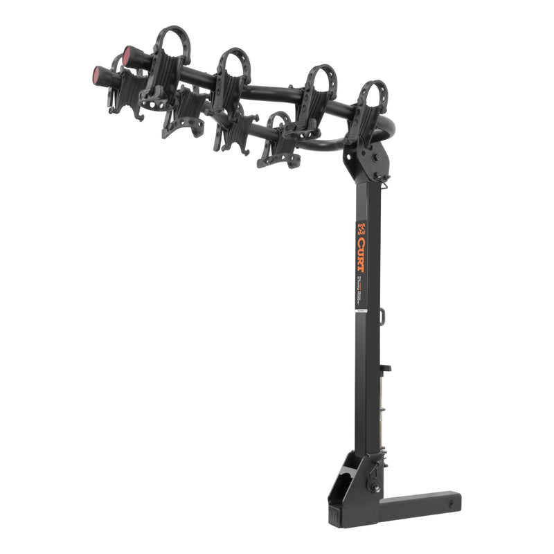 12126 Premium Hitch-Mounted Bike Rack (4-Bike, 2-in Shank) W4C0