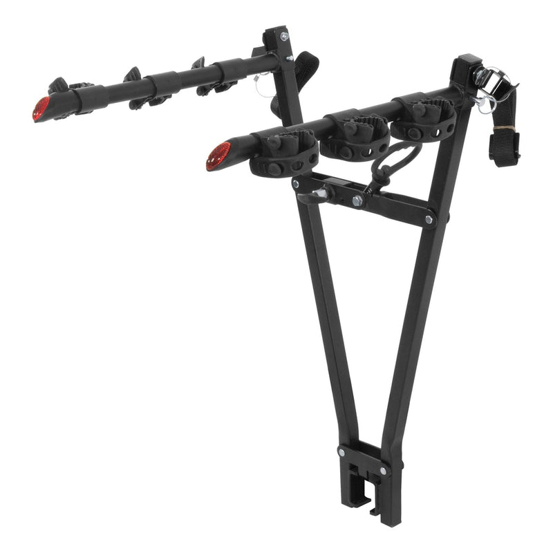 18013 Clamp-On 3-Bike Hitch Mount Bike Rack, Fits Over 2-in Receiver, Black P0M2