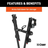 18013 Clamp-On 3-Bike Hitch Mount Bike Rack, Fits Over 2-in Receiver, Black P0M2 - product image 3