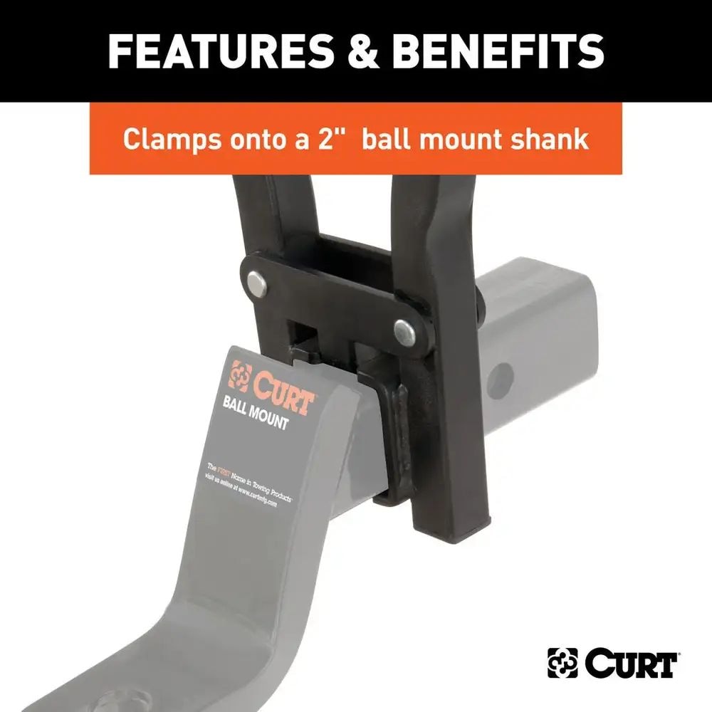 18013 Clamp-On 3-Bike Hitch Mount Bike Rack, Fits Over 2-in Receiver, Black R0U2 - product image 7