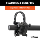 18021 Hitch Mounted Bike Rack, Fits 1-1/4" and 2" Receiver, 2 Bikes F9T4 - product image 2