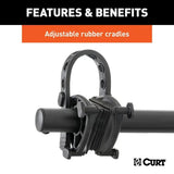 18030 2-Bike To 4-Bike Two Arm Hitch Mount Bike Rack, Fits 1-1/4, 2-in Receiver, Black O5U6 - product image 7