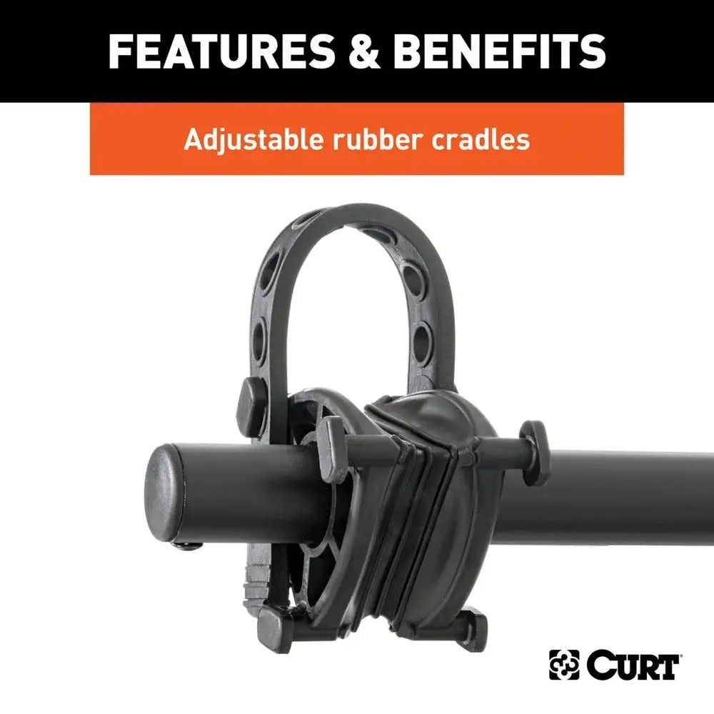 18030 2-Bike To 4-Bike Two Arm Hitch Mount Bike Rack, Fits 1-1/4, 2-in Receiver, Black O5U6 - product image 7