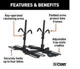18087 Tray-Style Hitch-Mounted Bike Rack (4-Bike, 2-in Shank) L8X4 - product image 5