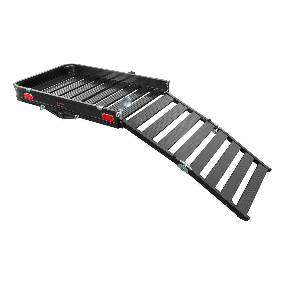 18112 Aluminum Hitch Mount Basket-Style Cargo Carrier with Ramp, Fits 2-in Receivers, 50 x 30-in I2E1 - product image 2