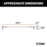 18119 Quick-Release Roof Rack Crossbars, Black Steel, Select Wrangler JK K9B4 - product image 5