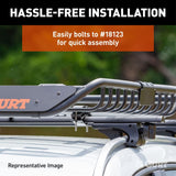 18124 Steel Roof Rack Cargo Basket/Carrier Extension, Black, 6-sq.ft X1I3 - product image 8