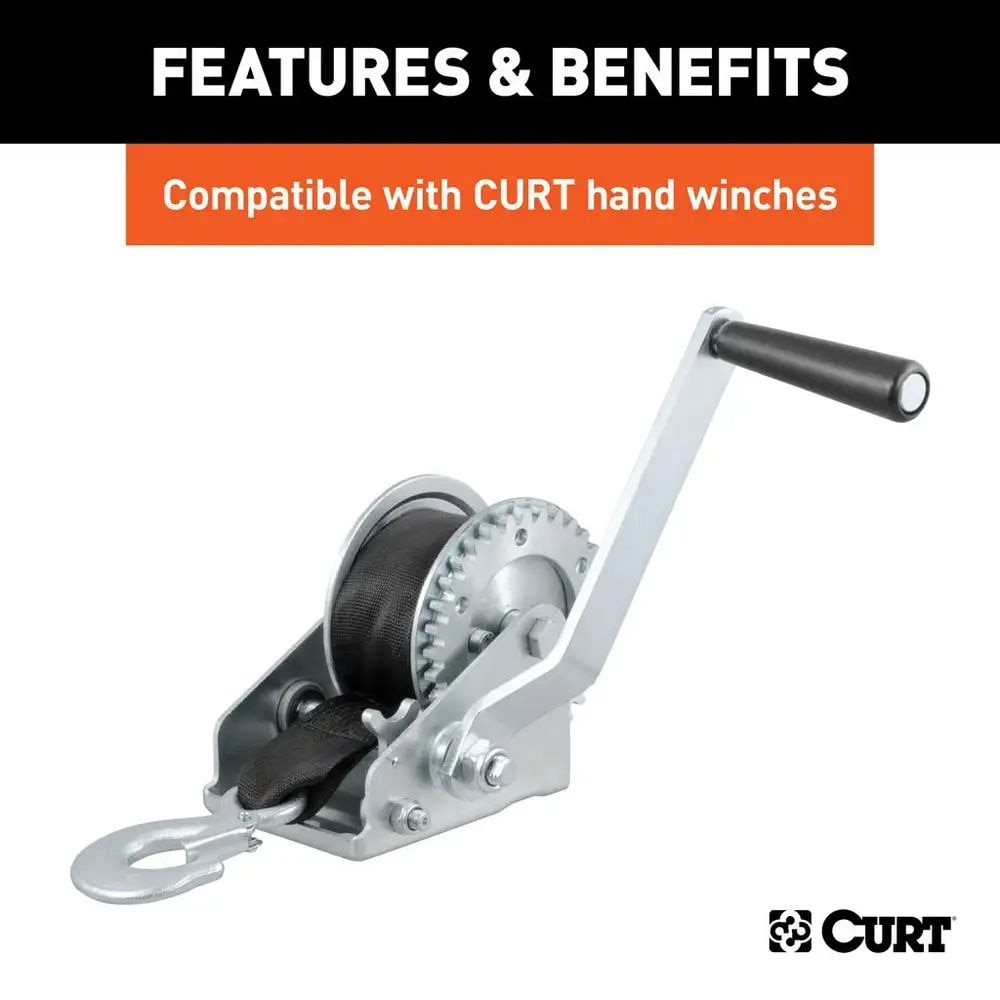 29450 15-ft Winch Strap with Snap Hook (1,100-lb) O3U6 - product image 3