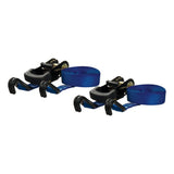83020 Cargo Straps with J-Hooks, Blue, 733-lb, 16-ft, 2-pk R0A7 - product image 1