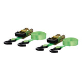 83028 16-ft Lime Green Cargo Straps with S-Hooks (1,100-lb, 2-pk) S6U2 - product image 1