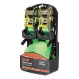 83028 16-ft Lime Green Cargo Straps with S-Hooks (1,100-lb, 2-pk) S6U2 - product image 3
