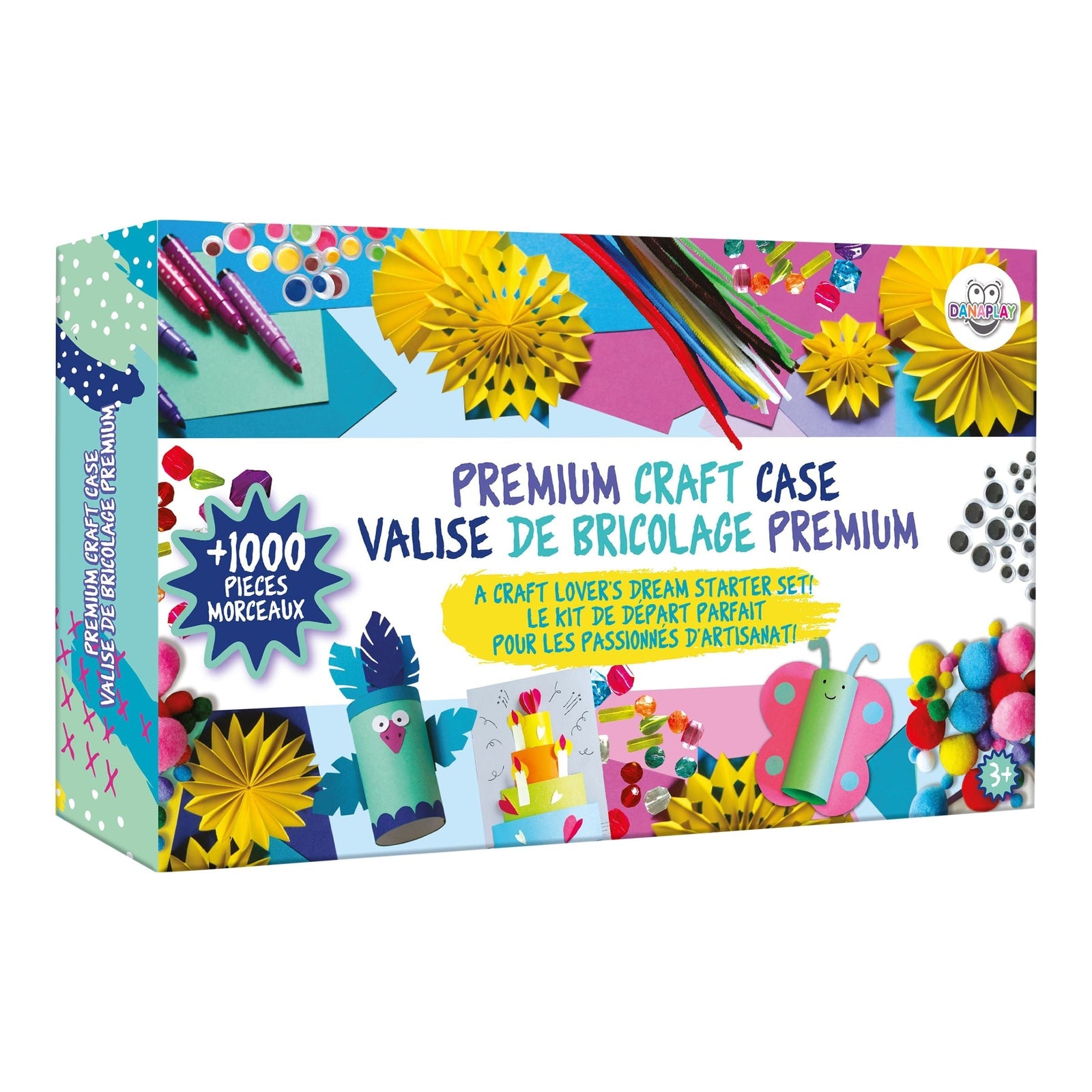 Premium Craft Case, A Craft Lover's Dream Starter Set with 1000+ Pieces I9Y5 - product image 1