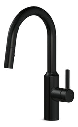 Colby Single Handle Pull Down Kitchen Faucet, Matte Black F3E3 - product image 1