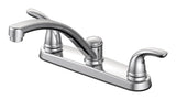 Renovate Double Handle Kitchen Faucet, Chrome Q6T7 - product image 1