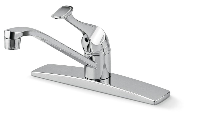 Single Handle Metal Lever Kitchen Faucet, Chrome V5S7