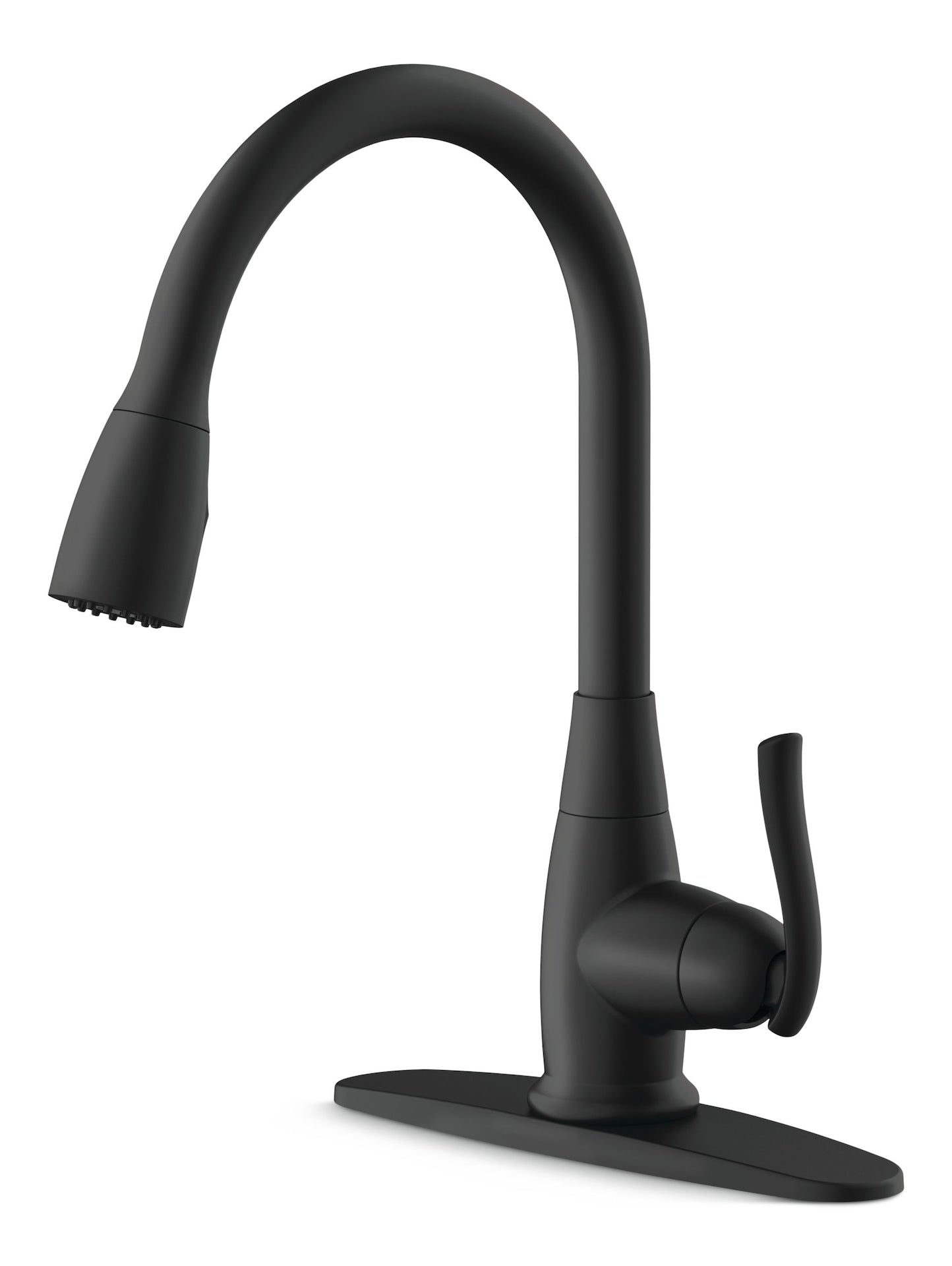 Terrazo 1-Handle Pull Down Kitchen Faucet, Matte Black M1P2 - product image 1