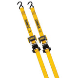 DXBC18002 1,800-lb Ratchet Tie-Down Straps, 1.25-in x 12-ft, 2-pk Y0L7 - product image 1